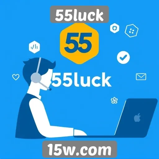Como funciona o suporte ao cliente do 55luck