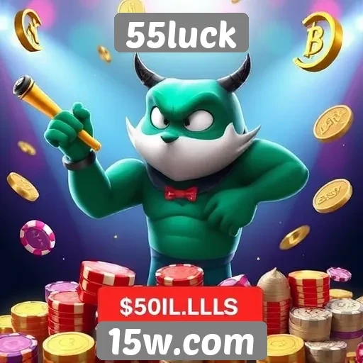 Plataforma 55luck traz novos bônus para jogadores
